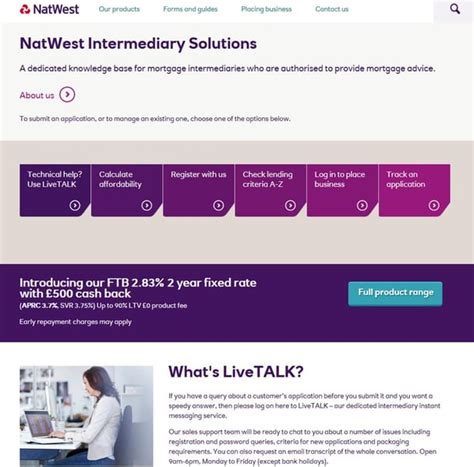 natwest new portal for intermediaries.